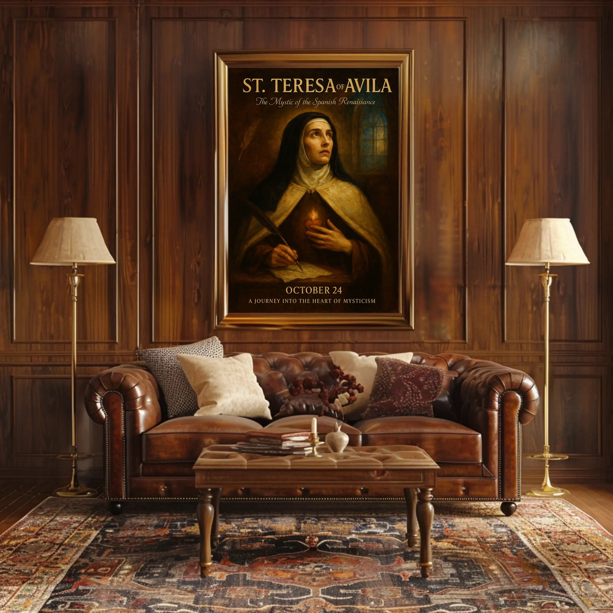 St. Teresa Of Avila The Mystic Of The Poster PosterGoat