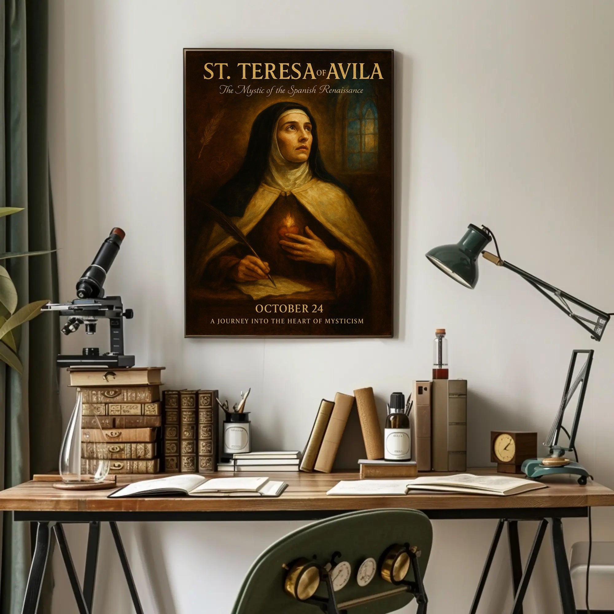 St. Teresa Of Avila The Mystic Of The Poster PosterGoat