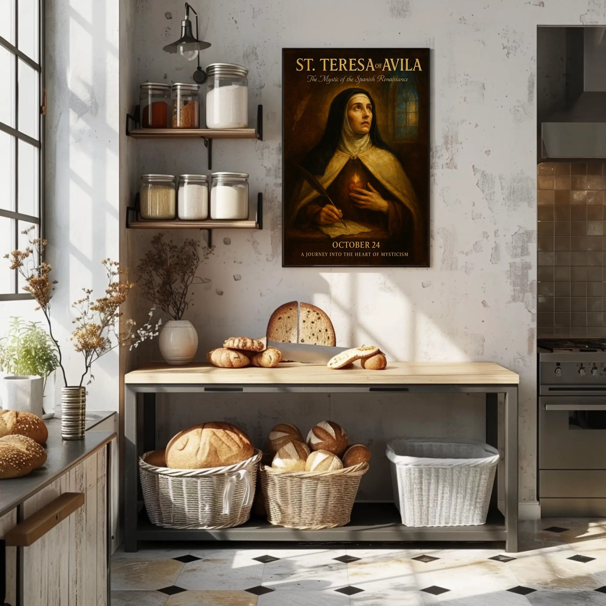 St. Teresa Of Avila The Mystic Of The Poster PosterGoat