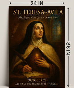 St. Teresa Of Avila The Mystic Of The Poster PosterGoat