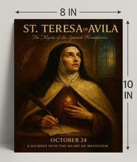 St. Teresa Of Avila The Mystic Of The Poster PosterGoat