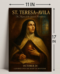 St. Teresa Of Avila The Mystic Of The Poster PosterGoat