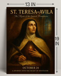 St. Teresa Of Avila The Mystic Of The Poster PosterGoat