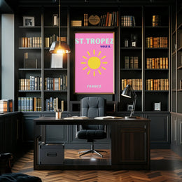 St. Tropez Sunshine Vibes Travel Poster PosterGoat