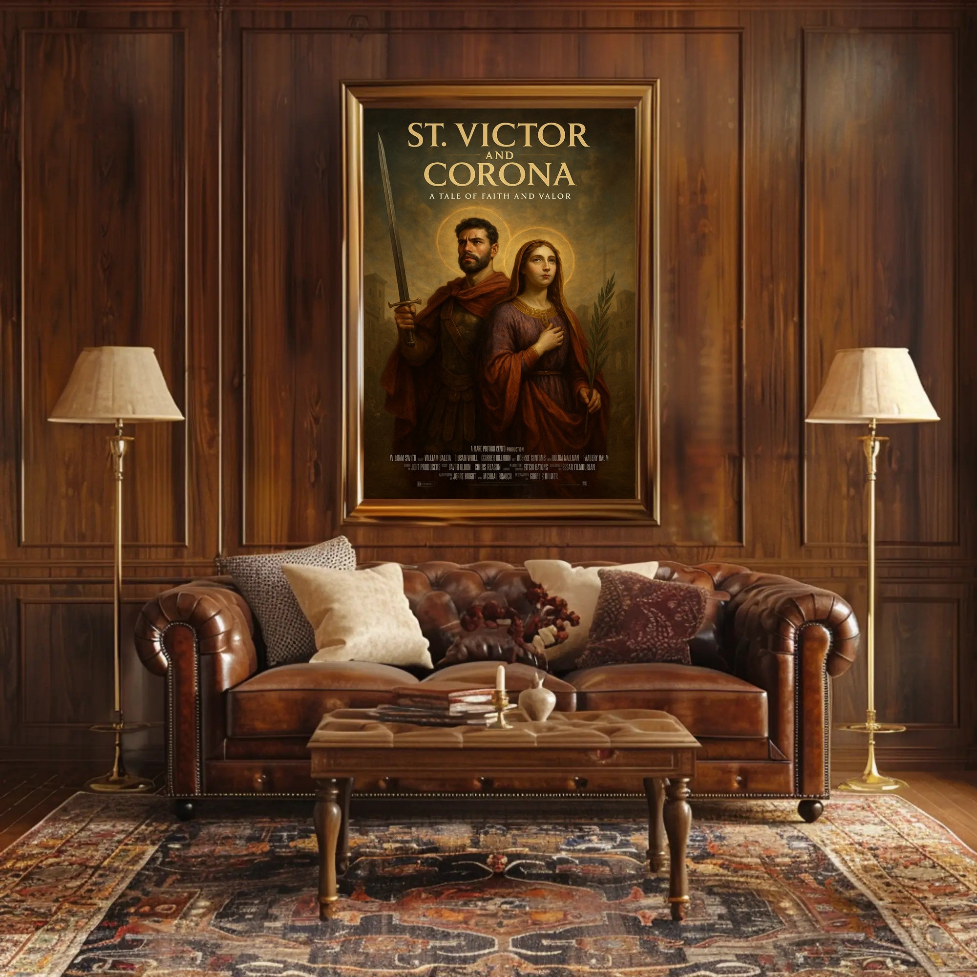 St. Victor And Corona A Tale Of Faith Poster PosterGoat