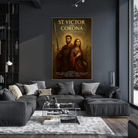 St. Victor And Corona A Tale Of Faith Poster PosterGoat