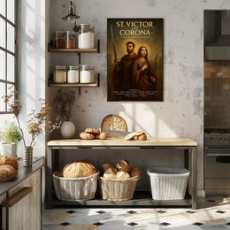 St. Victor And Corona A Tale Of Faith Poster PosterGoat