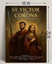 St. Victor And Corona A Tale Of Faith Poster PosterGoat