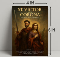 St. Victor And Corona A Tale Of Faith Poster PosterGoat