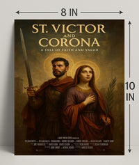 St. Victor And Corona A Tale Of Faith Poster PosterGoat