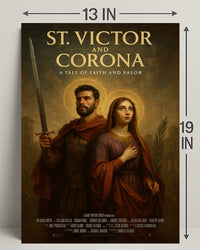 St. Victor And Corona A Tale Of Faith Poster PosterGoat