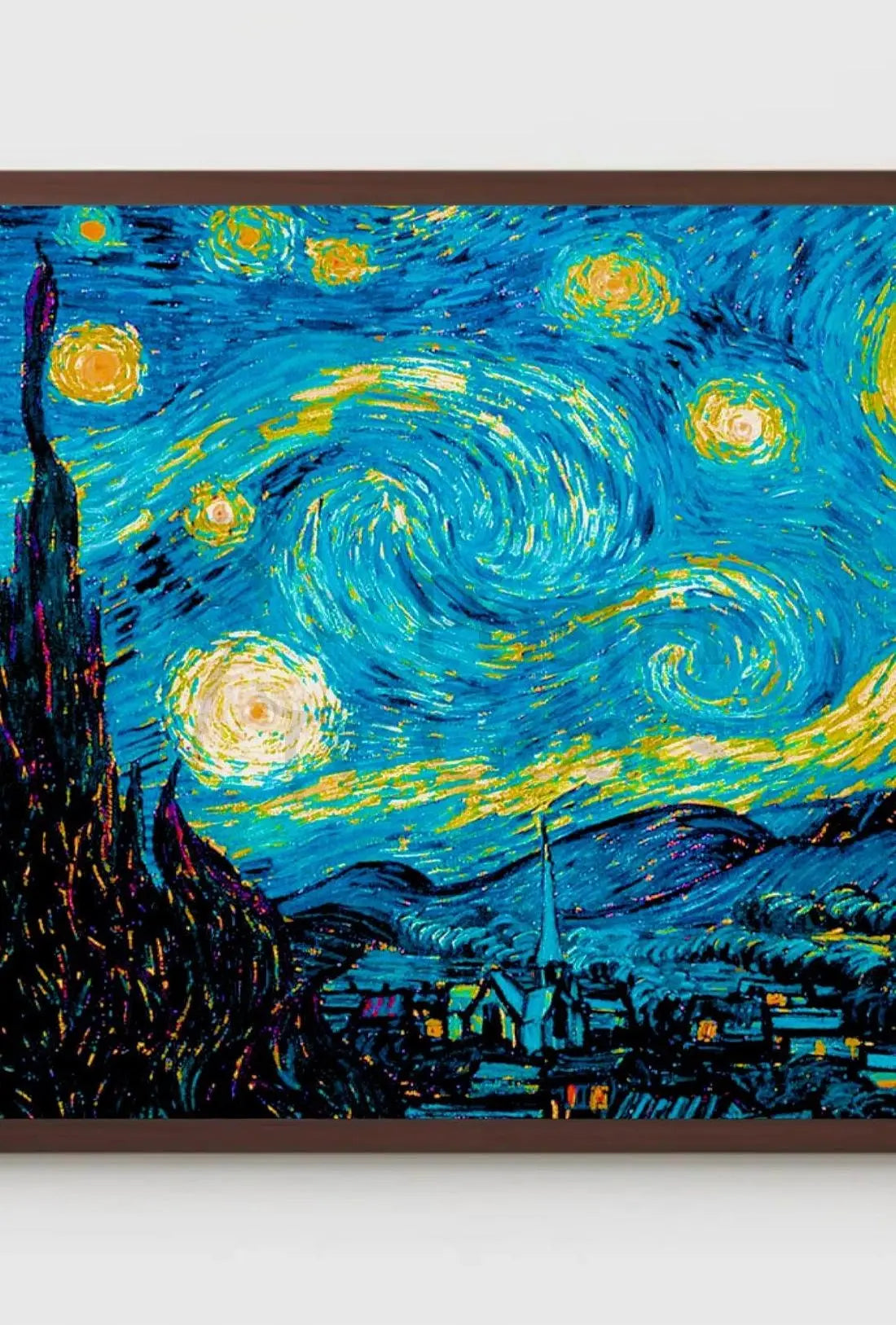 Starry Night Inspired Post-Impressionist Art Poster PosterGoat