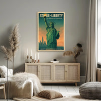Statue Of Liberty A Beacon Of Freedom Poster PosterGoat