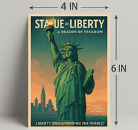 Statue Of Liberty A Beacon Of Freedom Poster PosterGoat