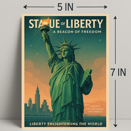 Statue Of Liberty A Beacon Of Freedom Poster PosterGoat