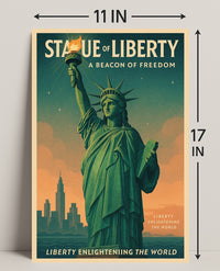 Statue Of Liberty A Beacon Of Freedom Poster PosterGoat