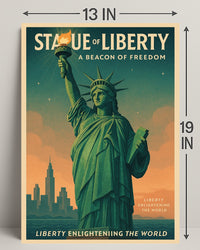 Statue Of Liberty A Beacon Of Freedom Poster PosterGoat