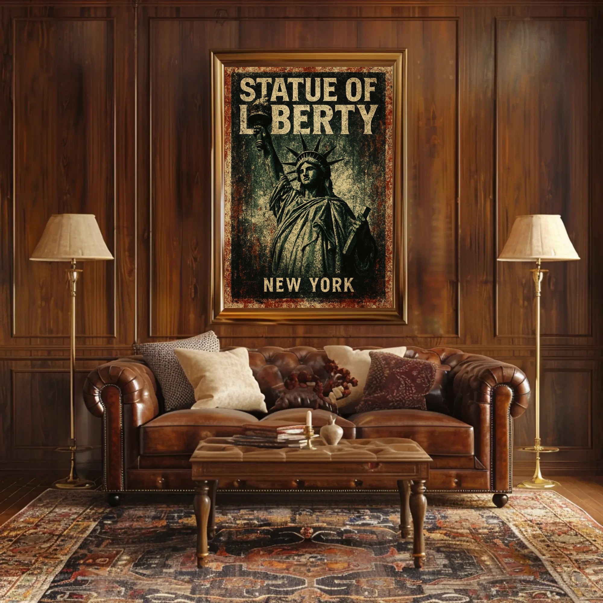 Statue Of Liberty New York Poster PosterGoat