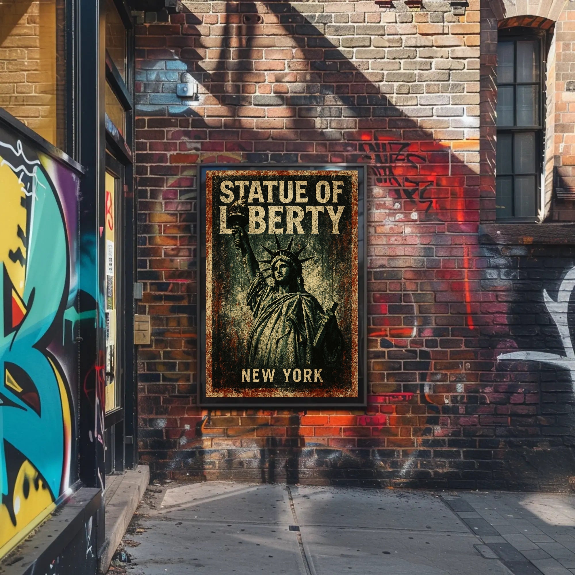 Statue Of Liberty New York Poster PosterGoat