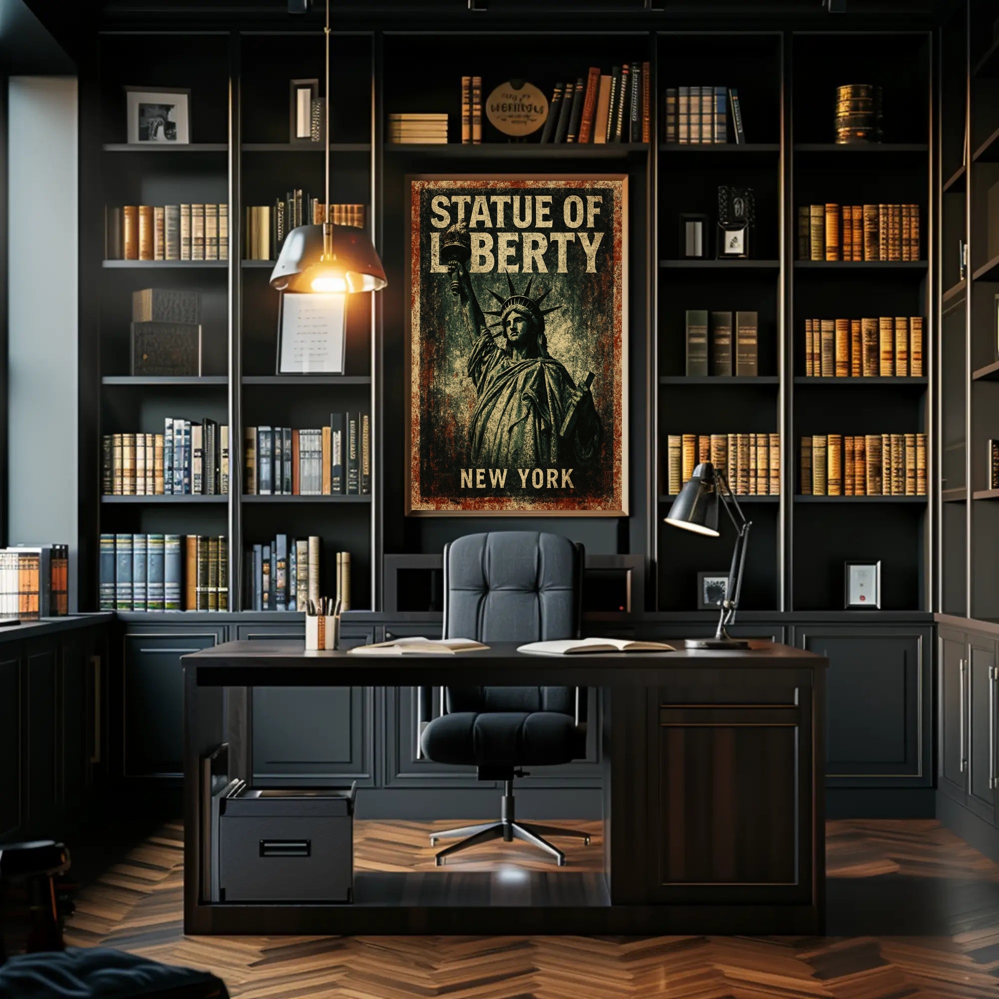 Statue Of Liberty New York Poster PosterGoat