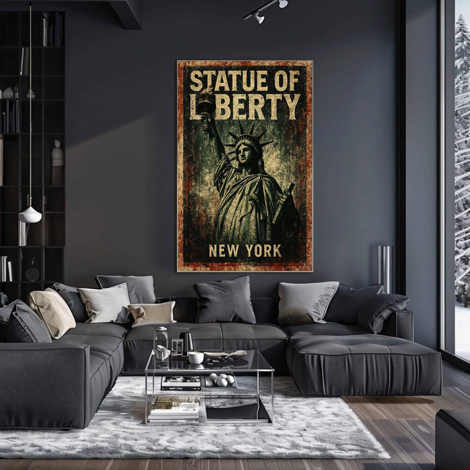 Statue Of Liberty New York Poster PosterGoat