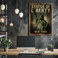 Statue Of Liberty New York Poster PosterGoat