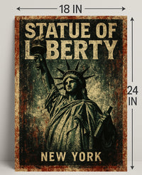 Statue Of Liberty New York Poster PosterGoat