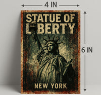 Statue Of Liberty New York Poster PosterGoat
