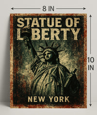Statue Of Liberty New York Poster PosterGoat
