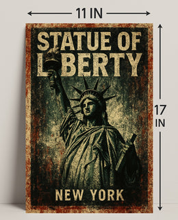 Statue Of Liberty New York Poster PosterGoat
