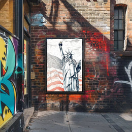 Statue of Liberty New York Patriotic Heritage Poster PosterGoat