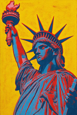 Statue of Liberty Pop Art Cultural Heritage Poster PosterGoat