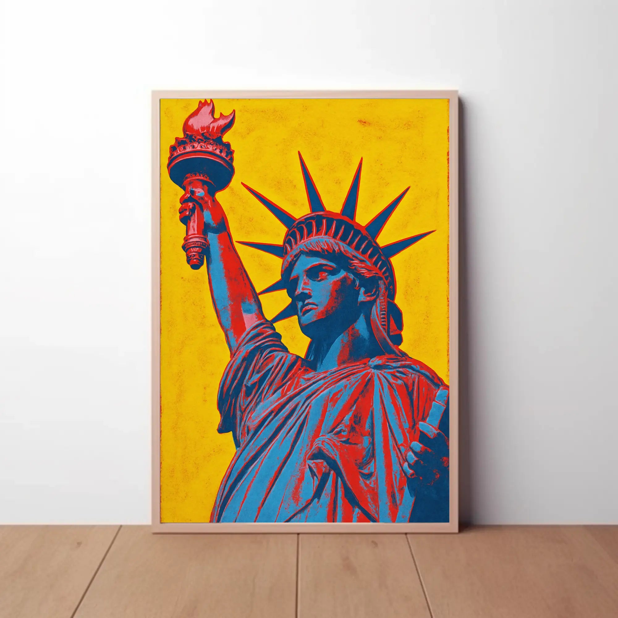 Statue of Liberty Pop Art Cultural Heritage Poster PosterGoat