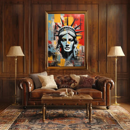 Statue of Liberty Urban Art Abstract, Artistic, or Pop Culture Poster PosterGoat
