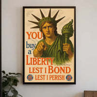 Statue of Liberty World War I Propaganda Poster PosterGoat