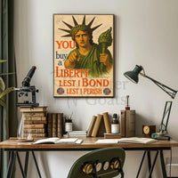 Statue of Liberty World War I Propaganda Poster PosterGoat