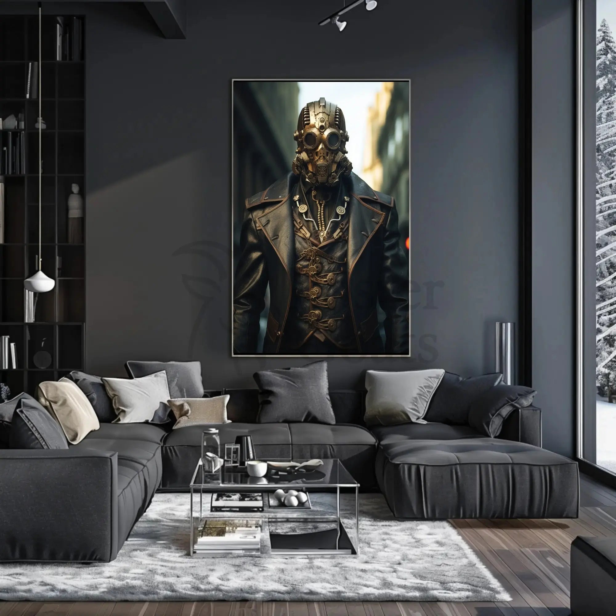 Steampunk Adventure in Urban Fantasy Sci-Fi Poster PosterGoat