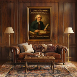 Stephen Hopkins Champion Of Liberty Poster PosterGoat