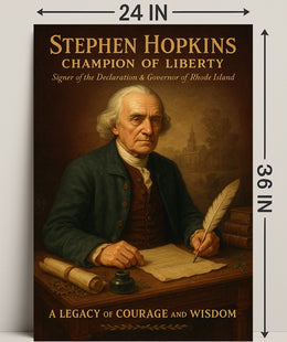 Stephen Hopkins Champion Of Liberty Poster PosterGoat