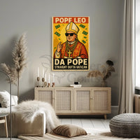 Straight Outta Vatican Humor Pop Culture Poster PosterGoat