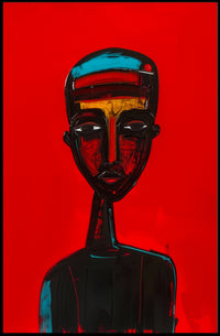 Striking Abstract Portrait Art Poster - Abstract or Artistic Poster PosterGoat