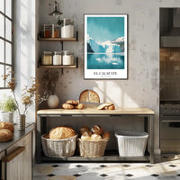 Stunning Icy El Calafate Landscape Travel Poster PosterGoat
