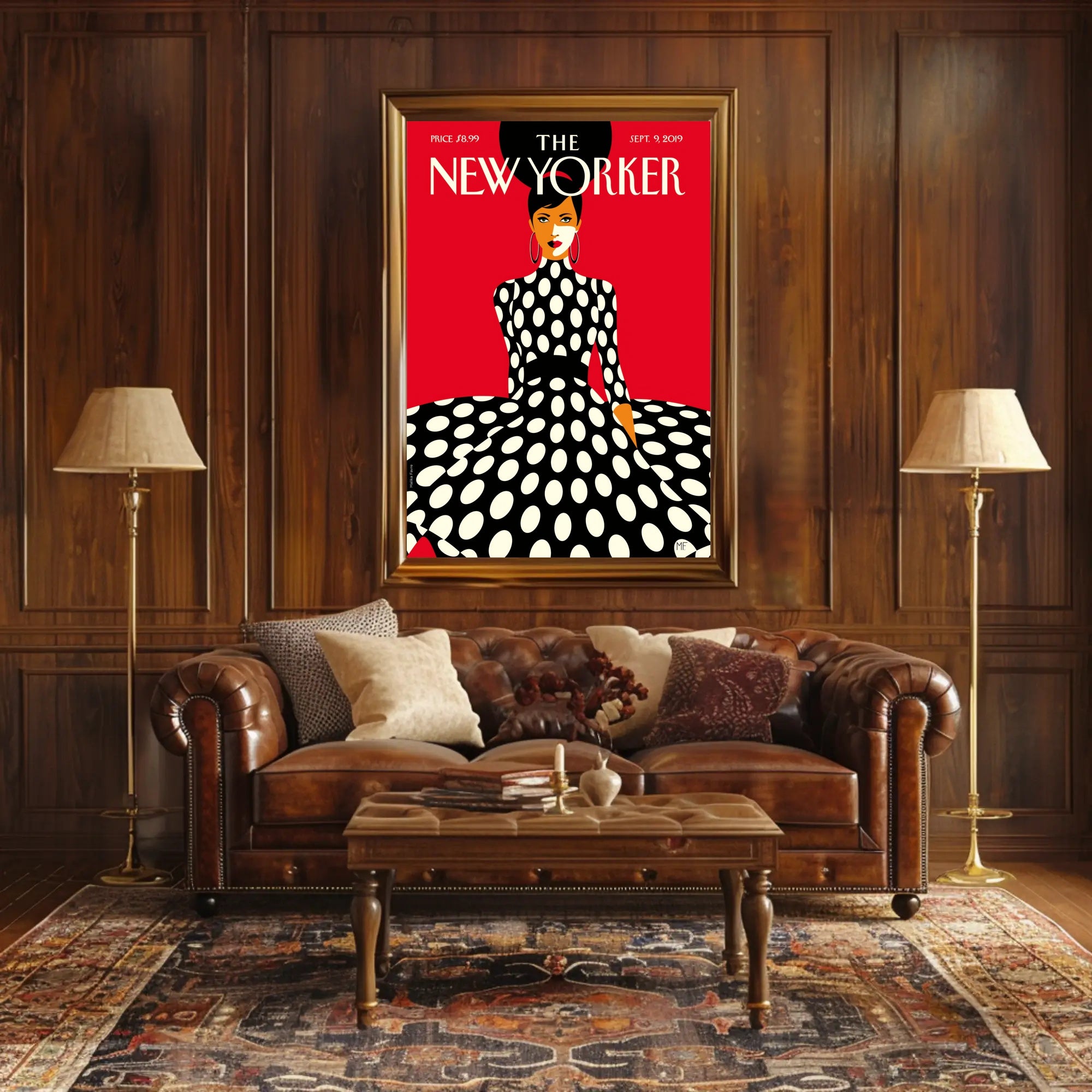 Stylish Fashion Icon Modern Context Poster PosterGoat