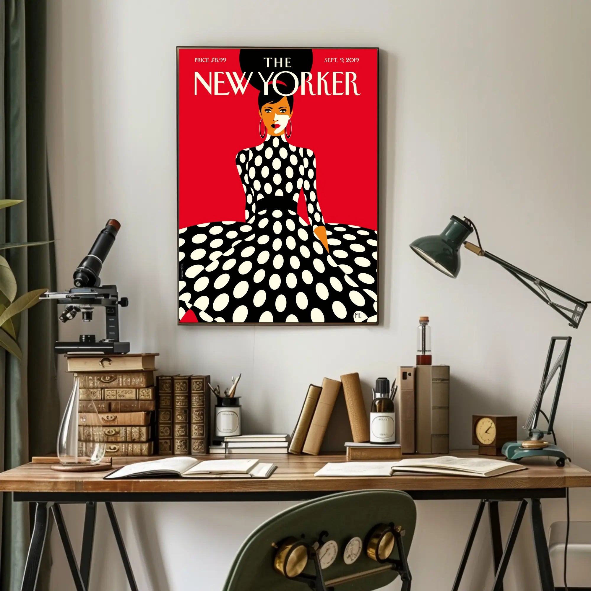 Stylish Fashion Icon Modern Context Poster PosterGoat