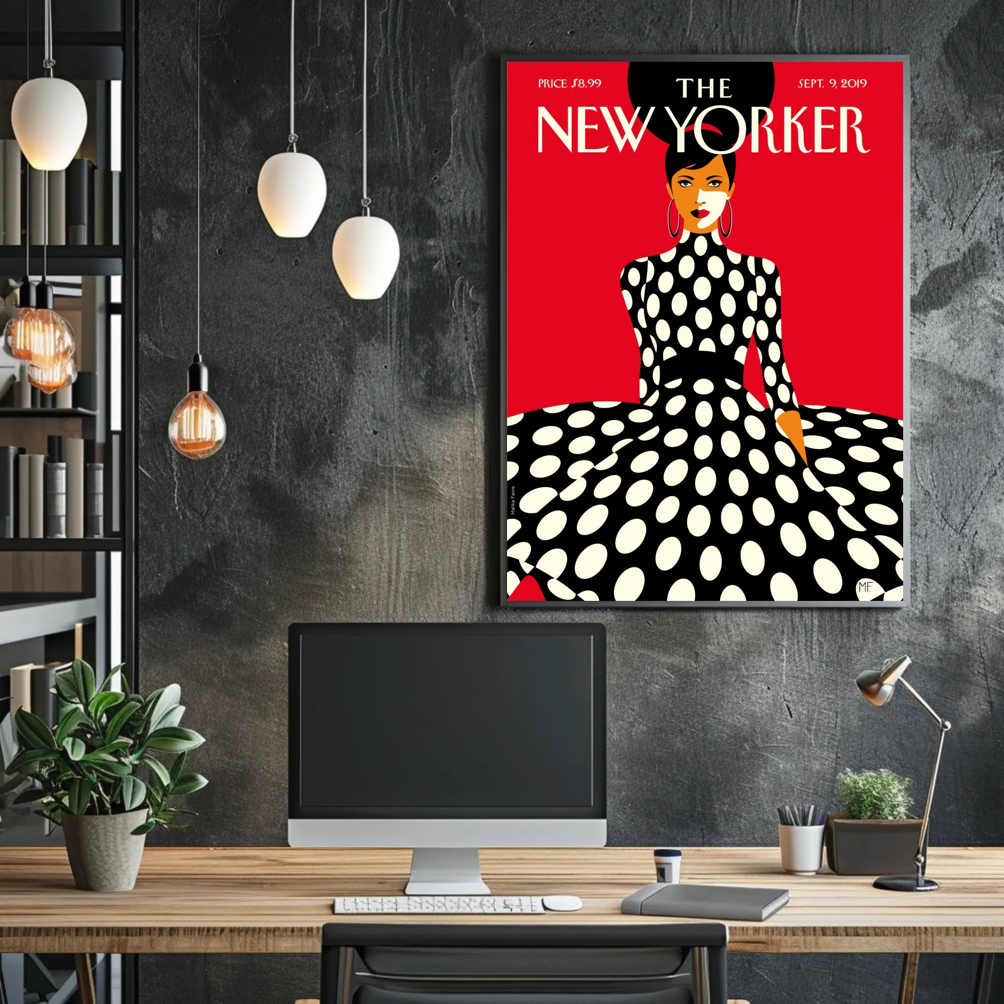 Stylish Fashion Icon Modern Context Poster PosterGoat