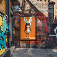 Stylized Character Hoodie Art Print - Pop Culture Poster PosterGoat
