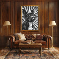 Stylized French Bulldog Pop Art Animal Poster PosterGoat