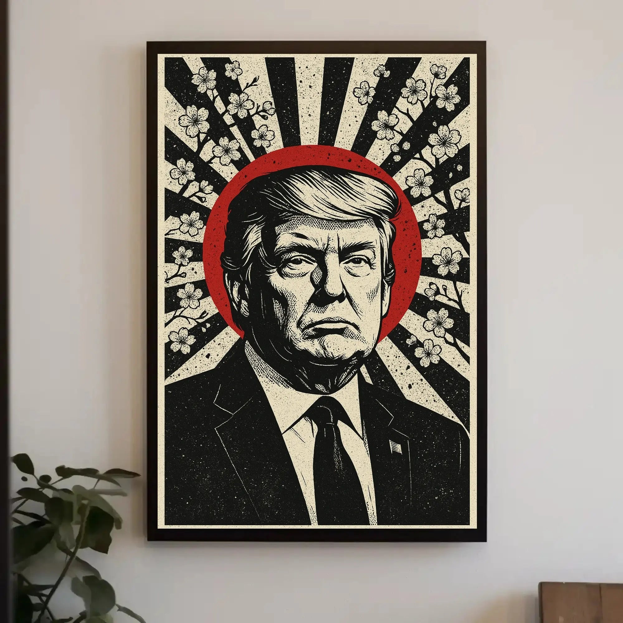 Stylized Leadership Portrait Retro Political or Propaganda Poster PosterGoat