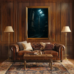 Submerged Industrial Depths Poster PosterGoat