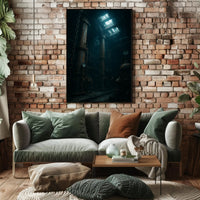 Submerged Industrial Depths Poster PosterGoat